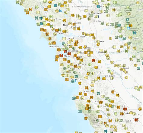 Nws Bay Area 🌉 On Twitter Heres A Look At The Highest Wind Gusts