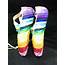 Rainbow Ribbon Decorated Pointe Shoes  Ballet Art