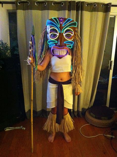 Tiki Mask Costume By Mesmithy On Deviantart Tiki Mask Halloween Party Hawaiian Luau Party