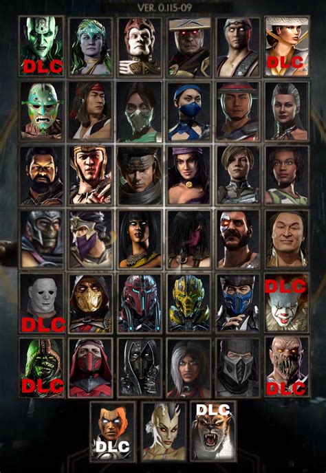 Mortal Kombat 12 Characters Dlc