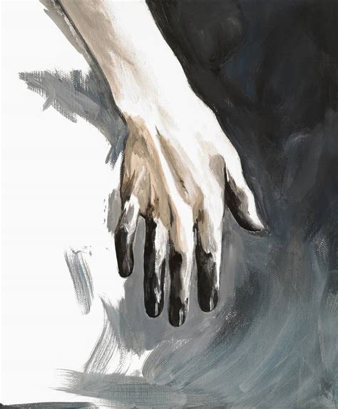 Black Fingers Painting By Rita Zsova Saatchi Art