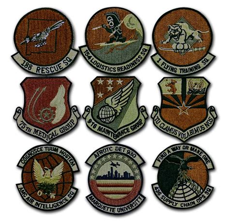 Usaf Ocp Unit Patches From Conrad Embroidery Company