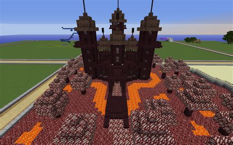 Nether Castle In The Over World Minecraft Map