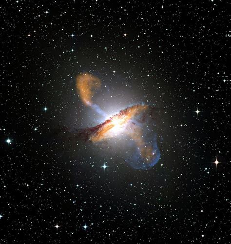 Centaurus A Galaxy Photograph By European Southern Observatoryscience