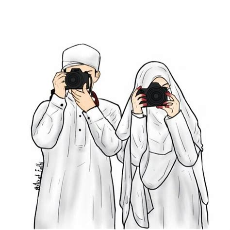 Pin Di Couple Muslim Art