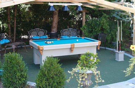 Orion Outdoor Pool Table Elite Home Gamerooms