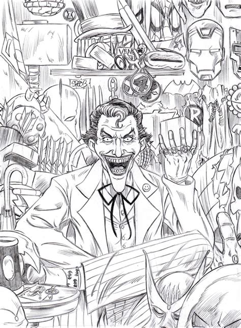 Joker And His Trophies By Spears By Markman777 On Deviantart