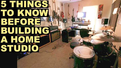 5 Things you need to build a home music studio | building a home studio ...