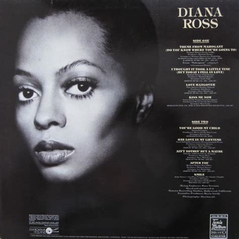 70s Music Album By Album Diana Ross By Diana Ross 1976