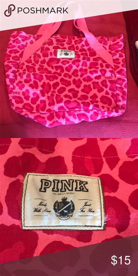 Pink Vs Leopard Bag Used Still In Good Condition Pink Victorias Secret