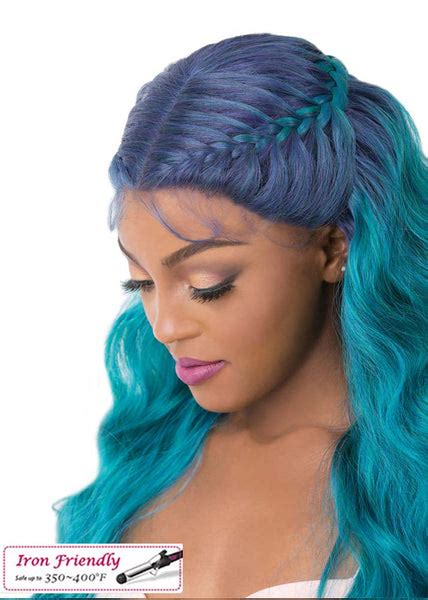 Swiss Lace Crown Braid Bamba Synthetic Lace Front Wig Its A Wig Uk