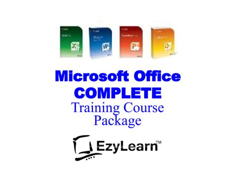 Microsoft Office Academy Complete Training Course Package Ezylearn Myob Xero Short Online