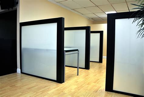glass partition walls for the office space plus