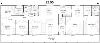 Floor plans typically illustrate the location of walls, windows, doors, and stairs, as well as fixed installations such as. Affordable Priced Steel Frame Homes & Plans | Met Kit Homes
