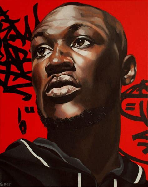 Jo Beer Realist Painting Life Of Grimestormzy Oil On Canvas 2019