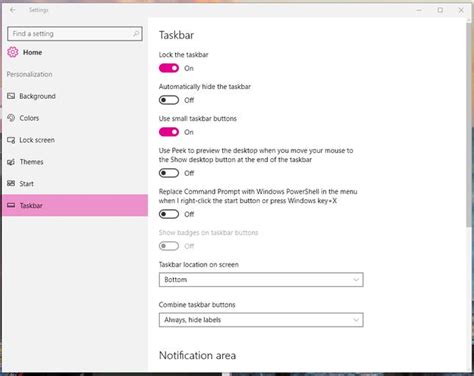 Windows 10 Settings Menu The Personalization Tab Cnet