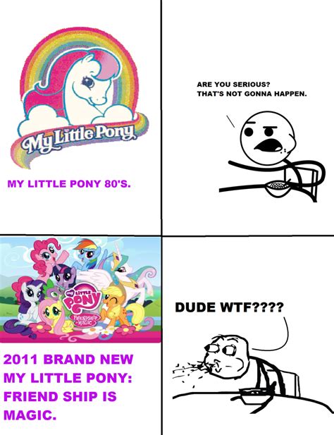 Your meme was successfully uploaded and it is now in moderation. Cereal guy meme mlp fim by JackJack71 on DeviantArt