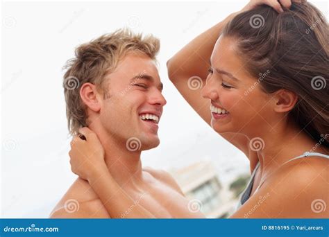 an attractive gorgeous couple having fun together stock image image of beautiful lady 8816195