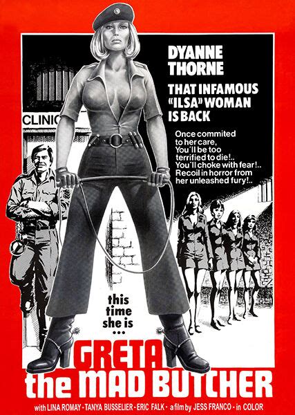 Greta The Mad Butcher 1977 Movie Poster Ebay