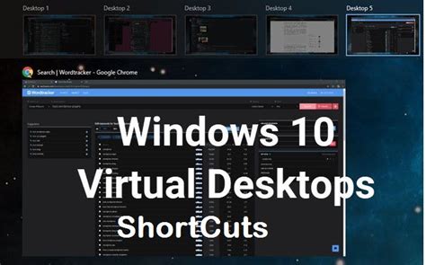 How To Use Windows 10 Virtual Desktops Shortcuts