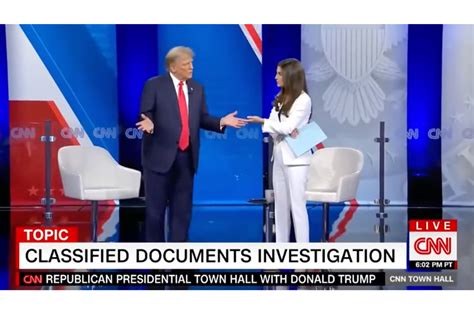 You Are A Nasty Person Trump Turns On Kaitlan Collins In Fiery Cnn