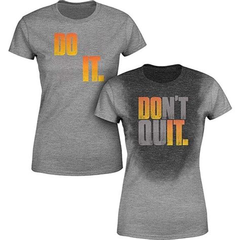 It features a fitted silhouette and flexible fabric, along with fresh fix technology in the underarm panels, which prevents sweat from soaking through to your outer layers. Sweat Activated Women's Gym Shirt | Do It, Don't Quit ...