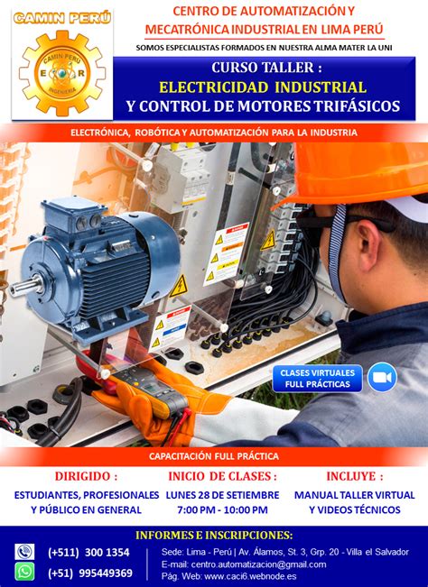 ⏩ Curso Taller Electricidad Industrial Y Control De Motores