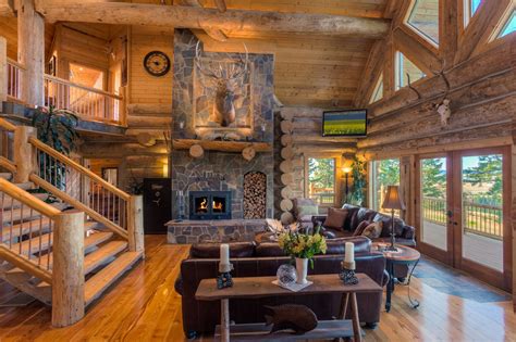Log Home Interior Design Caribou Creek Log And Timberframe Homes