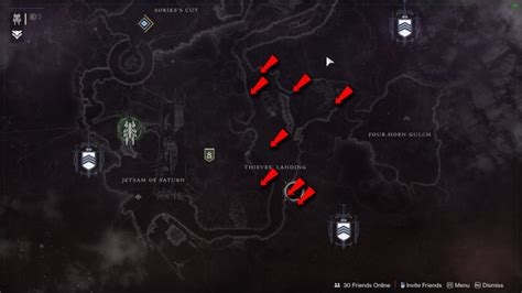 Destiny 2 All Ascendant Anchor Locations On The Tangled Shore