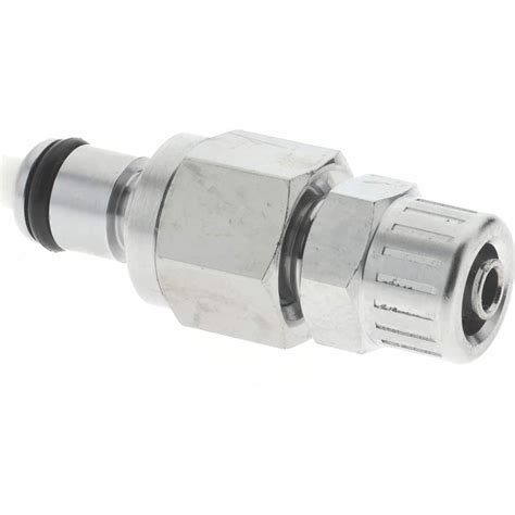 Cpc Colder Products 14 Outside Diam Chrome Plated Brass Push To Connect Male Connector 250