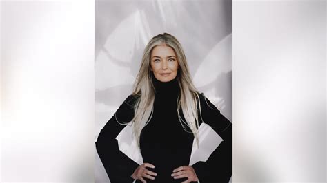 Paulina Porizkova 58 Poses Topless And Painted In Silver Makes Me