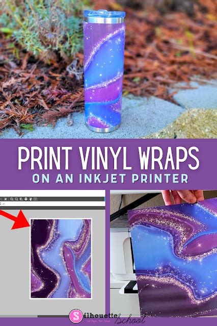How To Print Vinyl Tumbler Wraps On Inkjet Printable Vinyl Vinyl