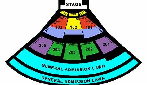 Fiddlers Green Amphitheatre Seating Chart | Fiddlers Green Amphitheatre