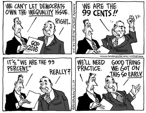 Editorial Cartoon Gop Discovers Inequality The Boston Globe