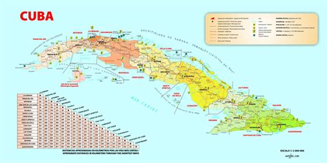 Mapas De Sitios Turísticos De Cuba Para El Celular Mapa De Cuba