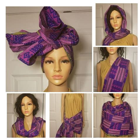Ankara Kente Head Wrap Kente Scarf African Print Headwrap Ankara Cover Up Shawl Ankara Ts