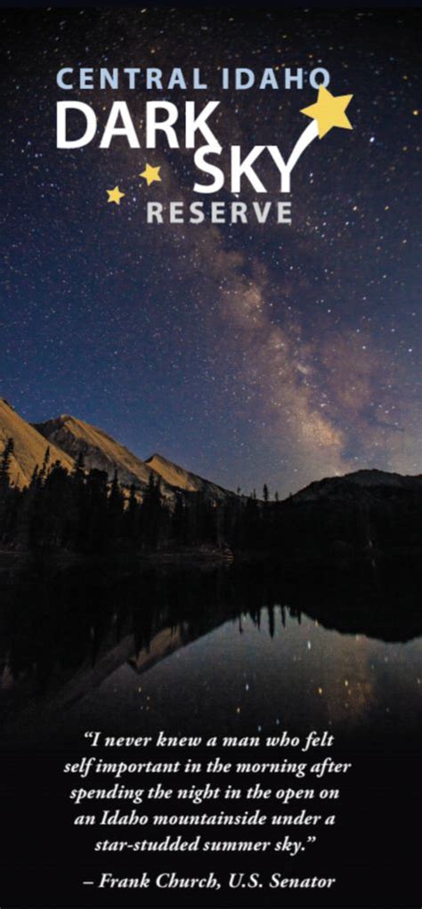 The Central Idaho Dark Sky Reserve Is A 1416 Square Mile Dark Sky