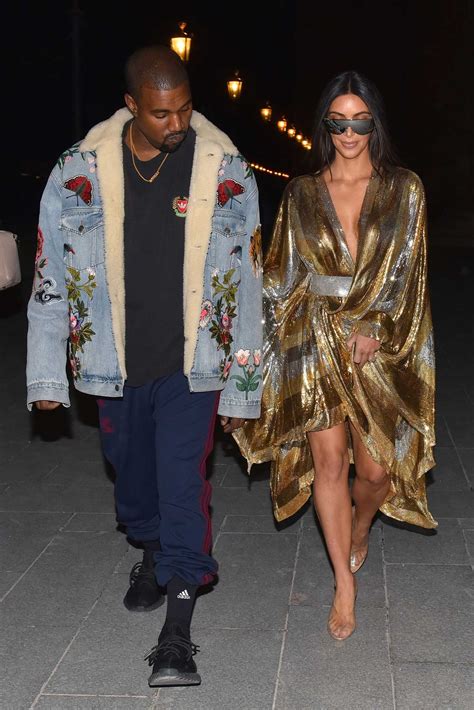 Kanye West Wears A Gucci Embroidered Denim Jacket The Jeans Blog
