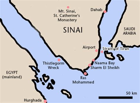 Sham El Sheikh Map 