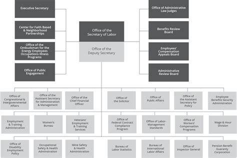 Department Of Labor Organizational Chart