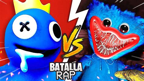 Quien Es Mejor Huggy Wuggy Vs Blue Batalla De Rap Poppy