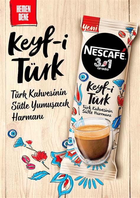 nescafe 3in1 keyf i türk on behance