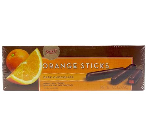 Sweets Chocolate Sticks Dark Orange