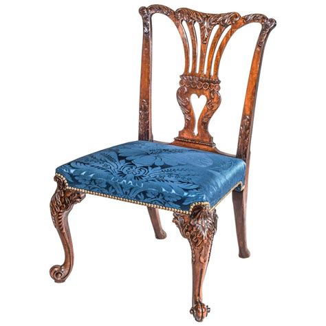 English 18th Century Chippendale Mahogany Chair From Hinton House For