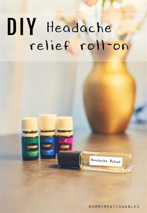 How to use essential oils for headaches. DIY Headache Relief Roll-on | Essential oils for migraines ...