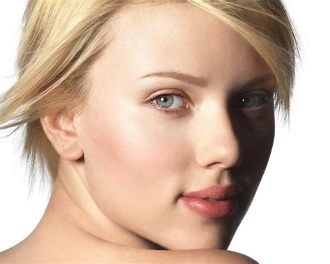 Wallpaper Face Model Long Hair Mouth Nose Scarlett Johansson