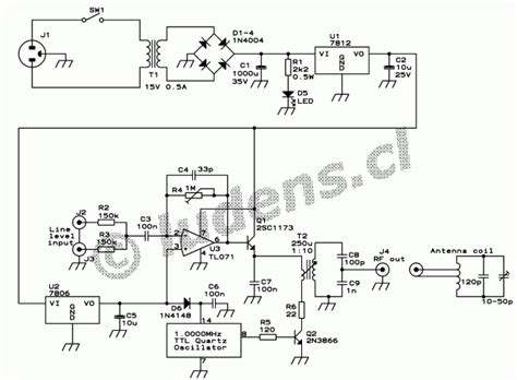 Small Am Transmitter Signalprocessing Circuit Diagram