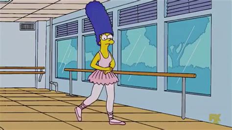 [simpsons] Marge Simpson Ballerina In Training By Thereedster On Deviantart