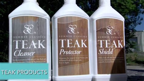 How To Clean Teak By Summer Classics Outdoor Furniture Youtube