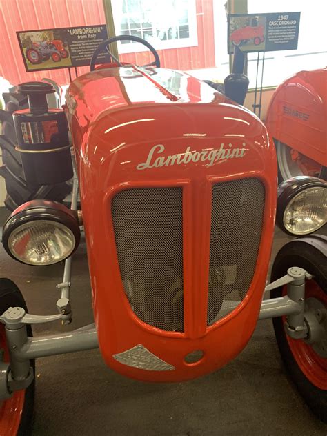 Lamborghini Tractor At Volo Auto Museum Volo Illinois R
